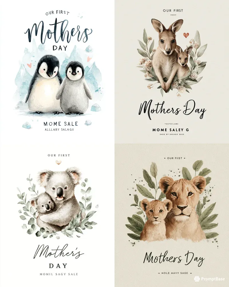 Mothers Day Baby Animals