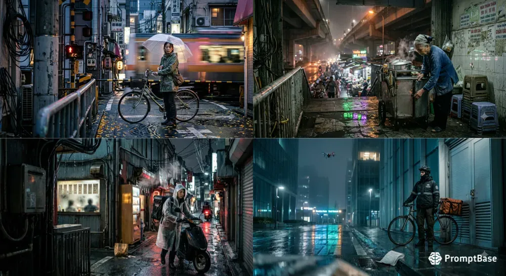 Cyberpunk Neon Street Photography