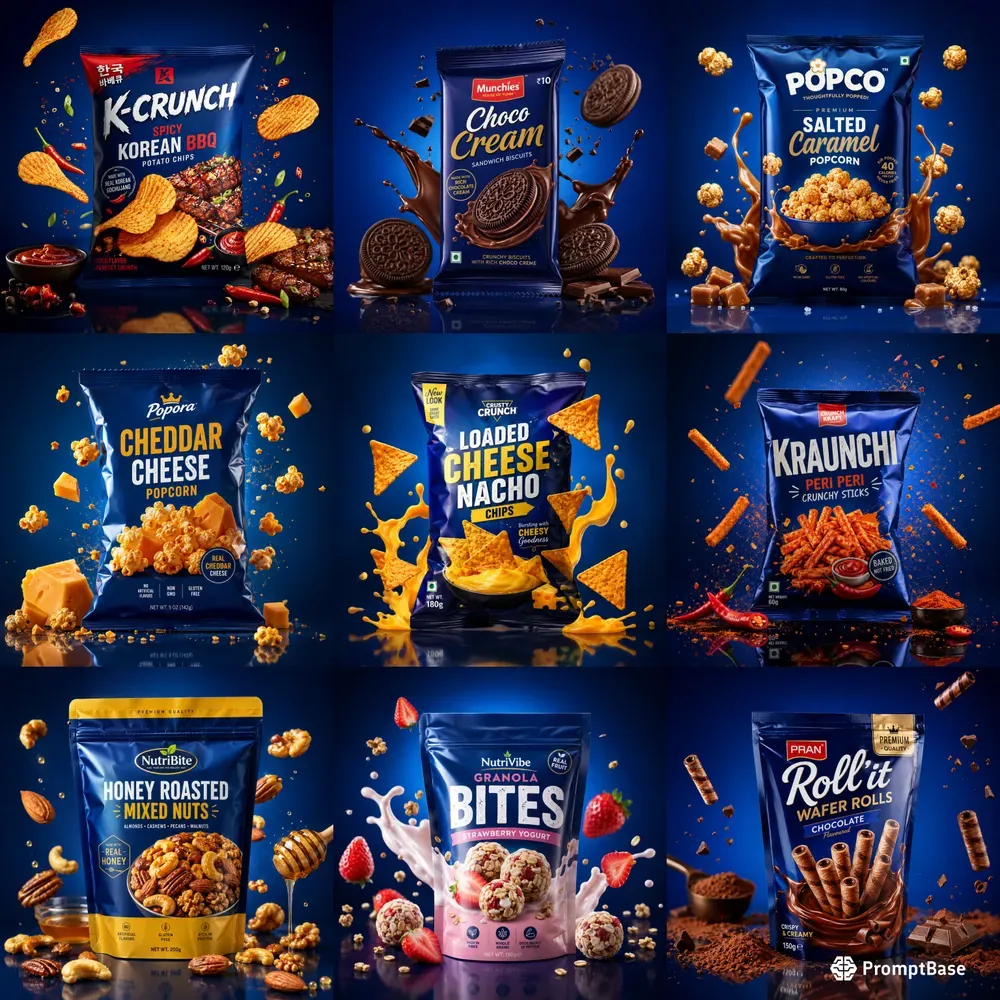 Blue Snack Ads