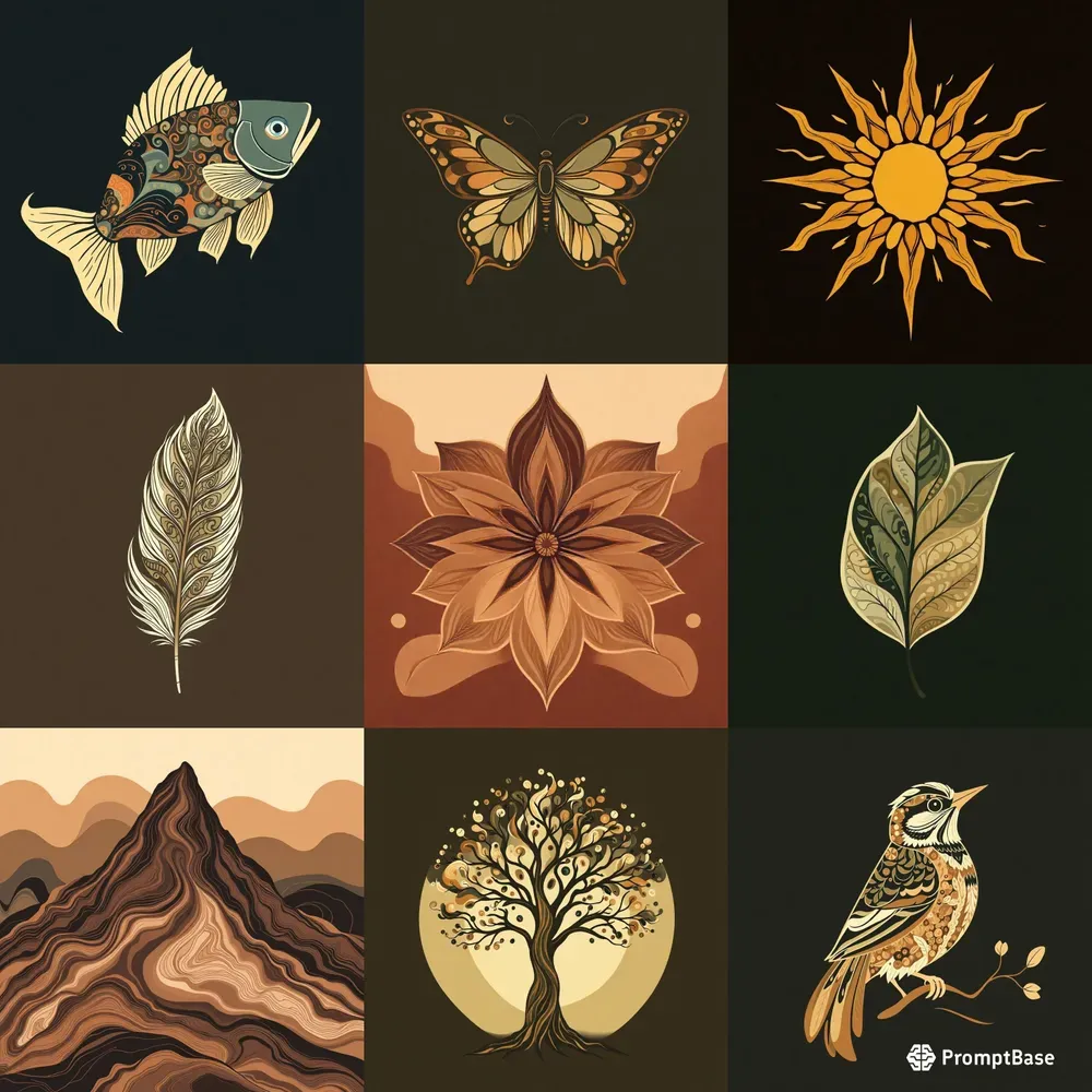 Patterned Nature Vectors