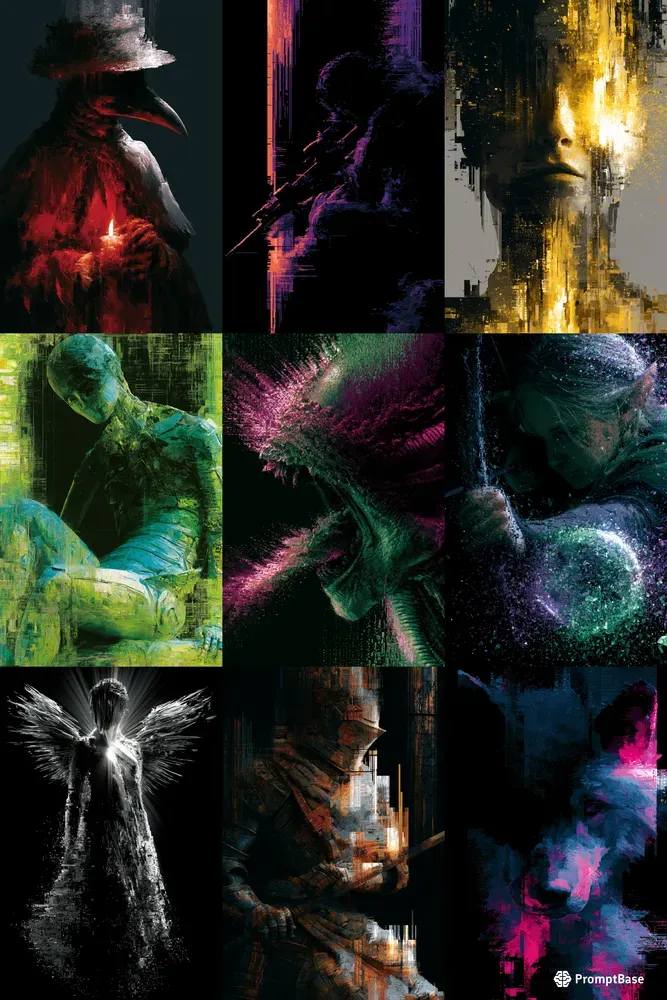 Algorithmic Chiaroscuro Art
