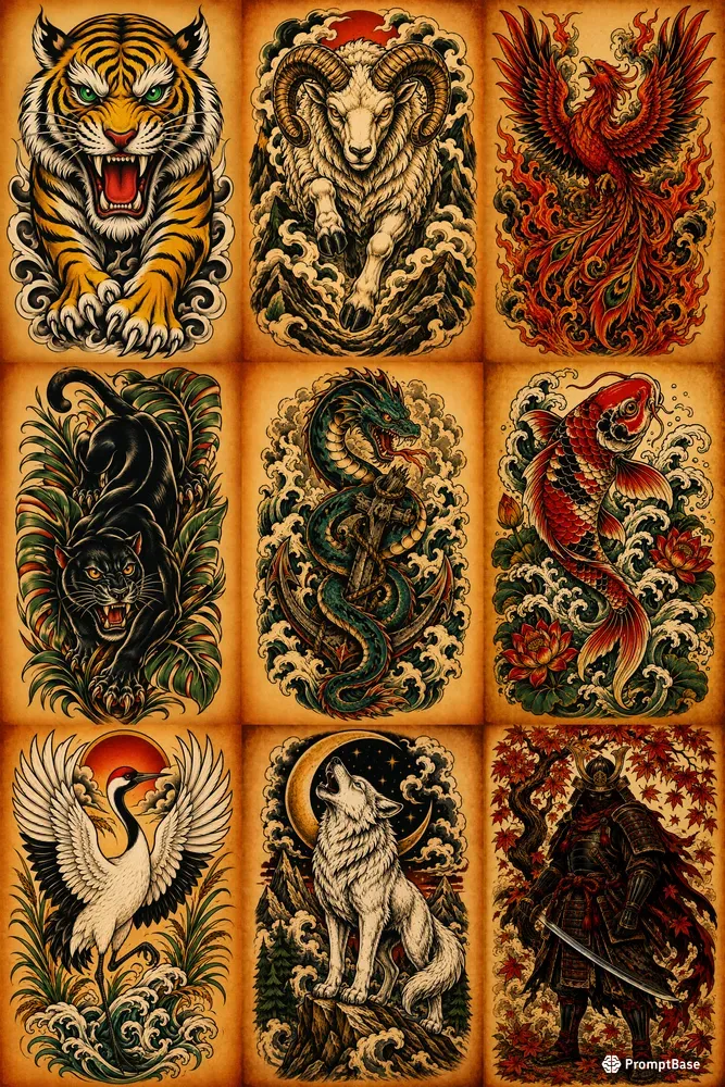 Traditional Tattoo Flash Collections