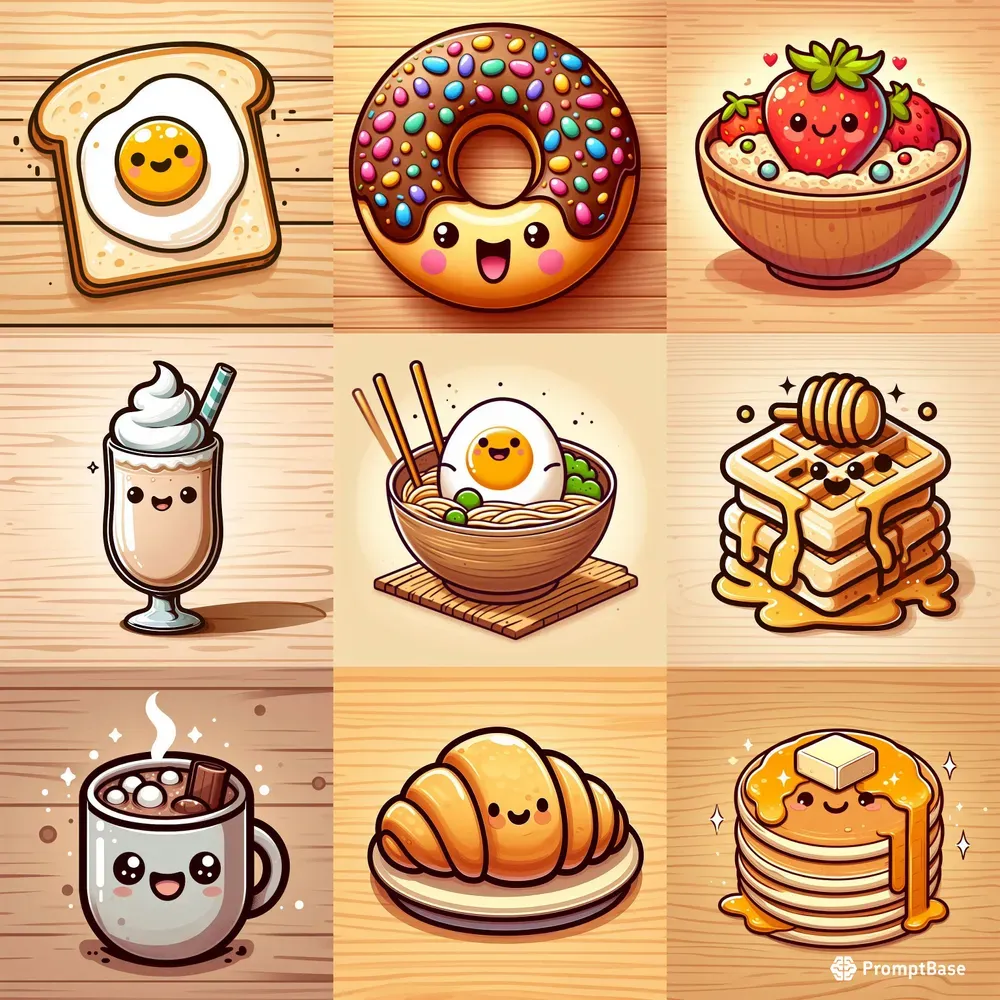 Playful Food Illustrations