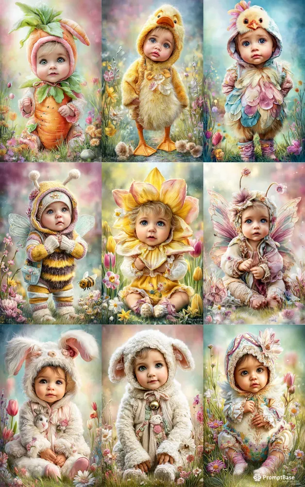 Spring Character Child Portraits