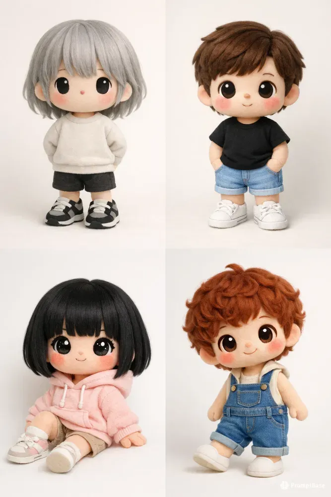 Cute Chibi Doll Characters
