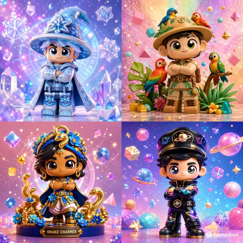 Lego Fantasy Tattoo Character Generator