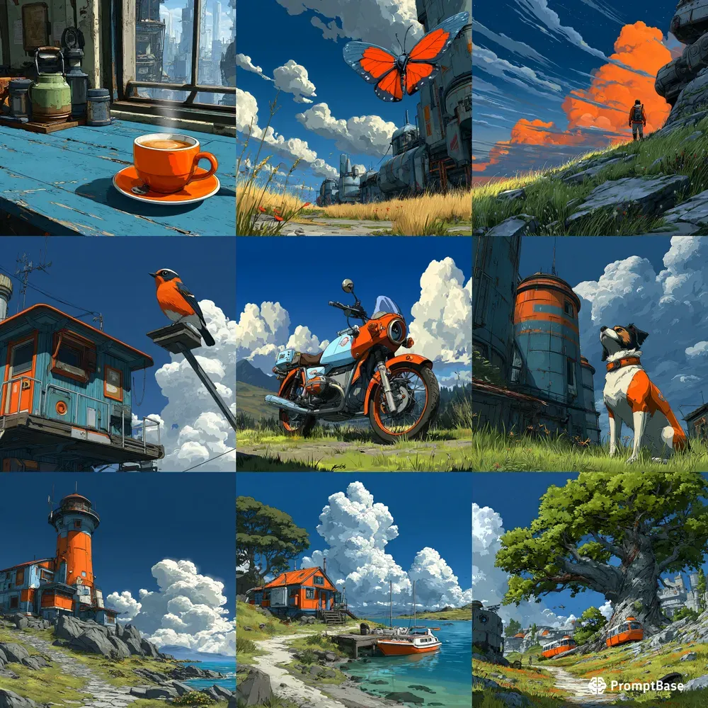 Anime Ghibli Cel Adventure Wonders