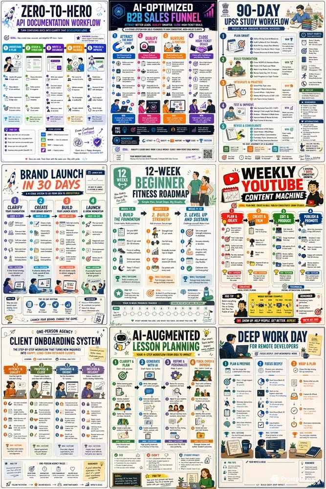 Infographic Workflow Poster Generator