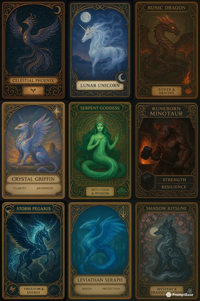 Mythic Oracle Tarot Card Creators