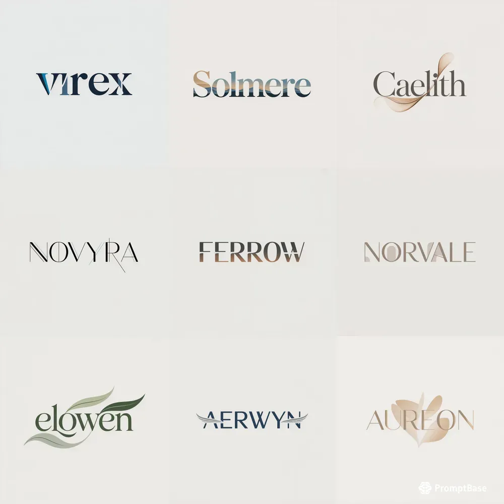 Luxury Flat Minimalist Logos