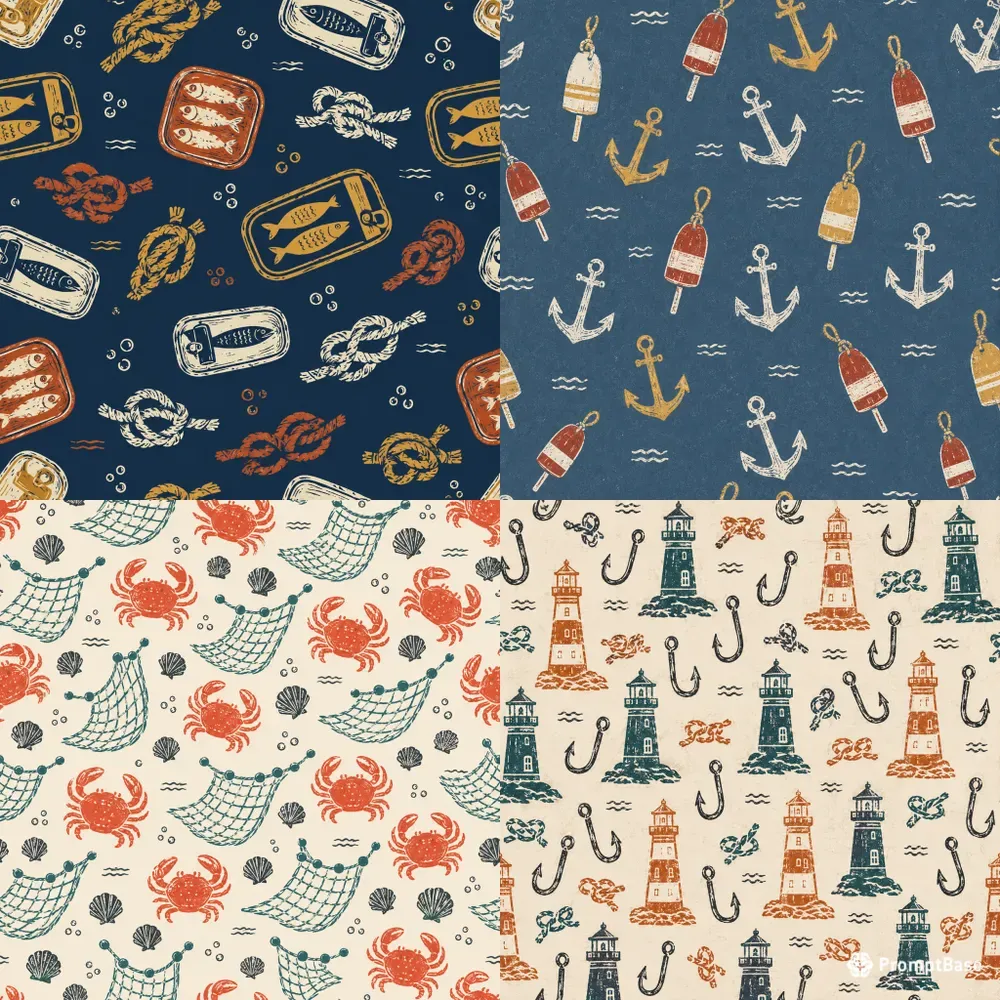 Fisherman Nautical Patterns