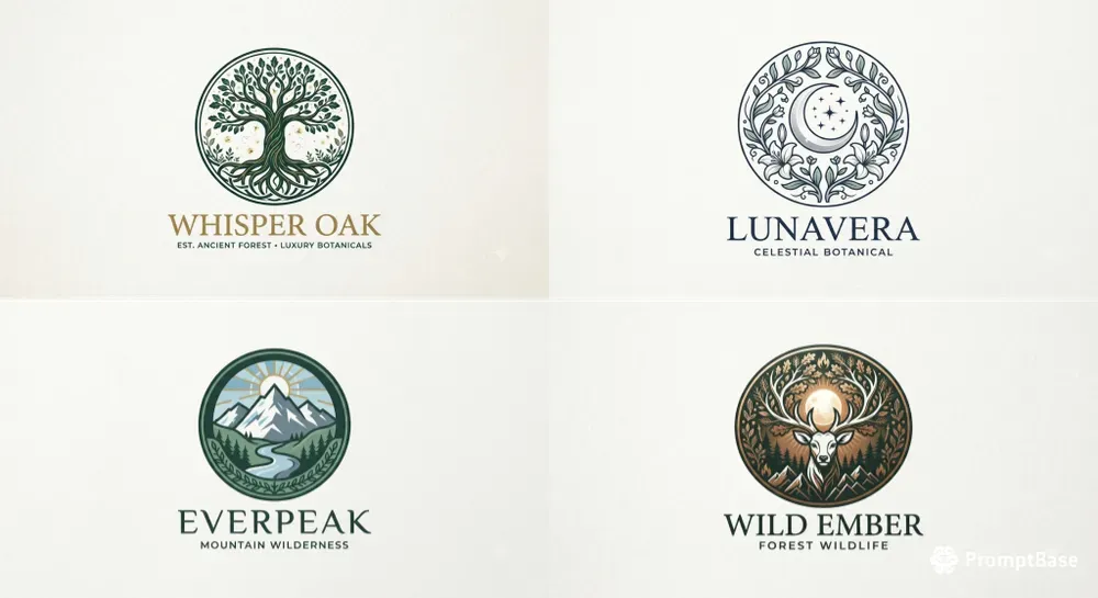 Nature Emblem Logo Creators