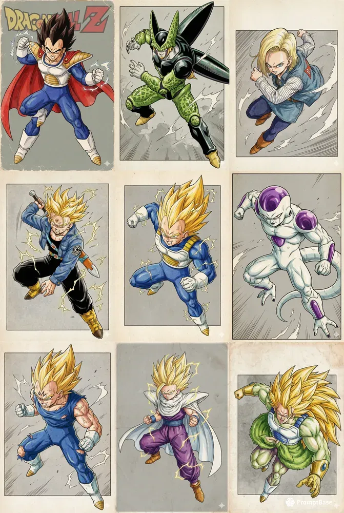 Dragon Ball Z Art Style