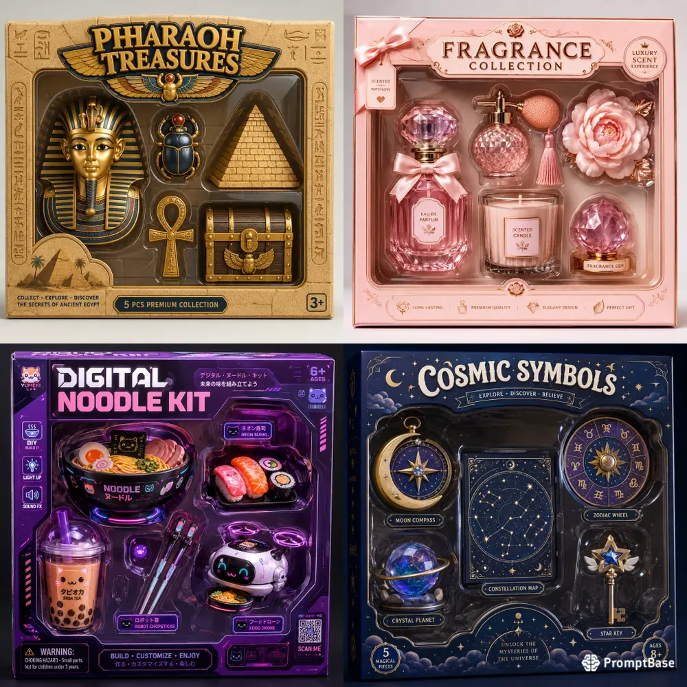 Pharaoh Treasure Boxes