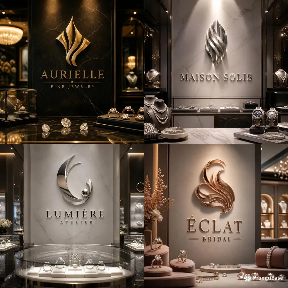 Premium 3D Jewelry Logo Generator