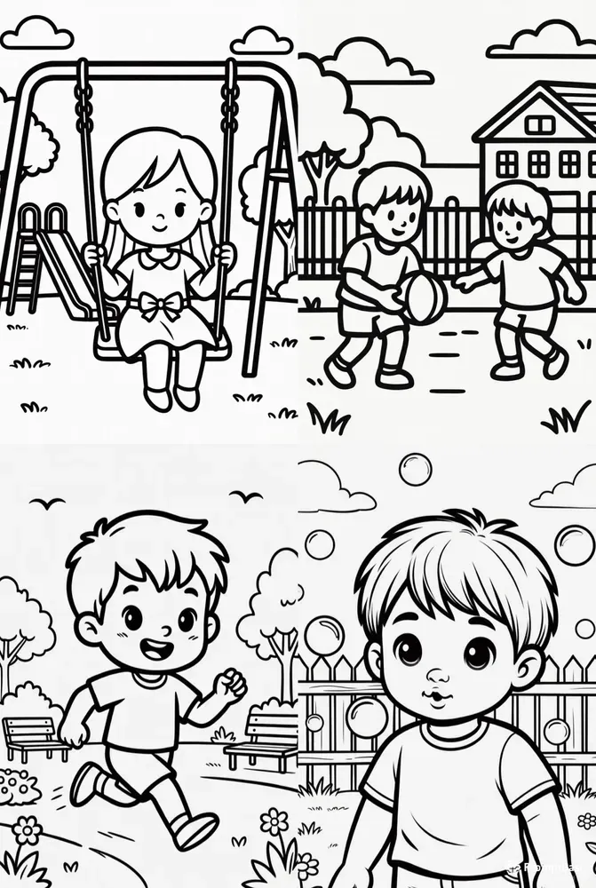 Outlineonly Black White Coloring Books