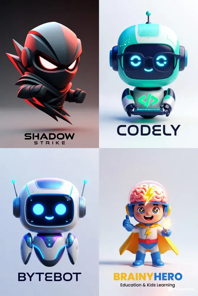 3D Mascot Logo Generator Stylized