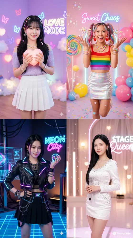 Kpop Style Studio Portraits