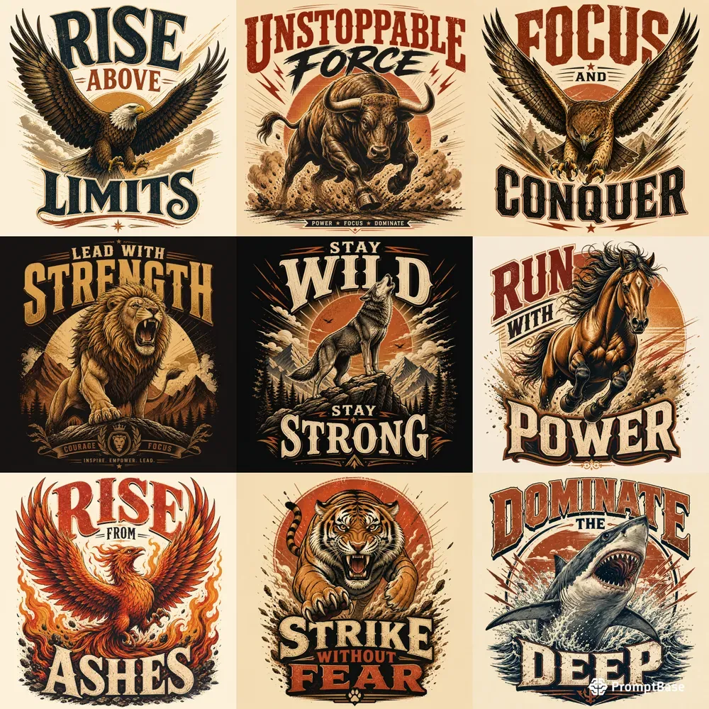 Motivational Animal Posters