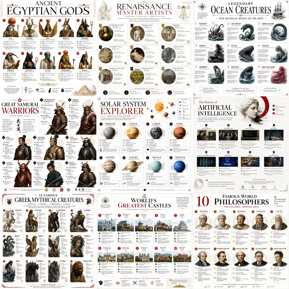 Luxury Infographic Posters