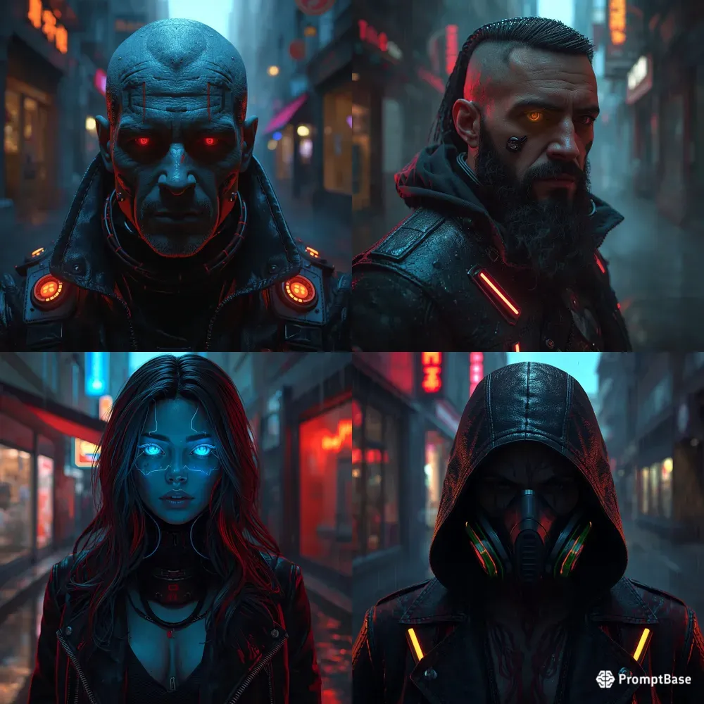 Neonnoir Cyberpunk Odysseys