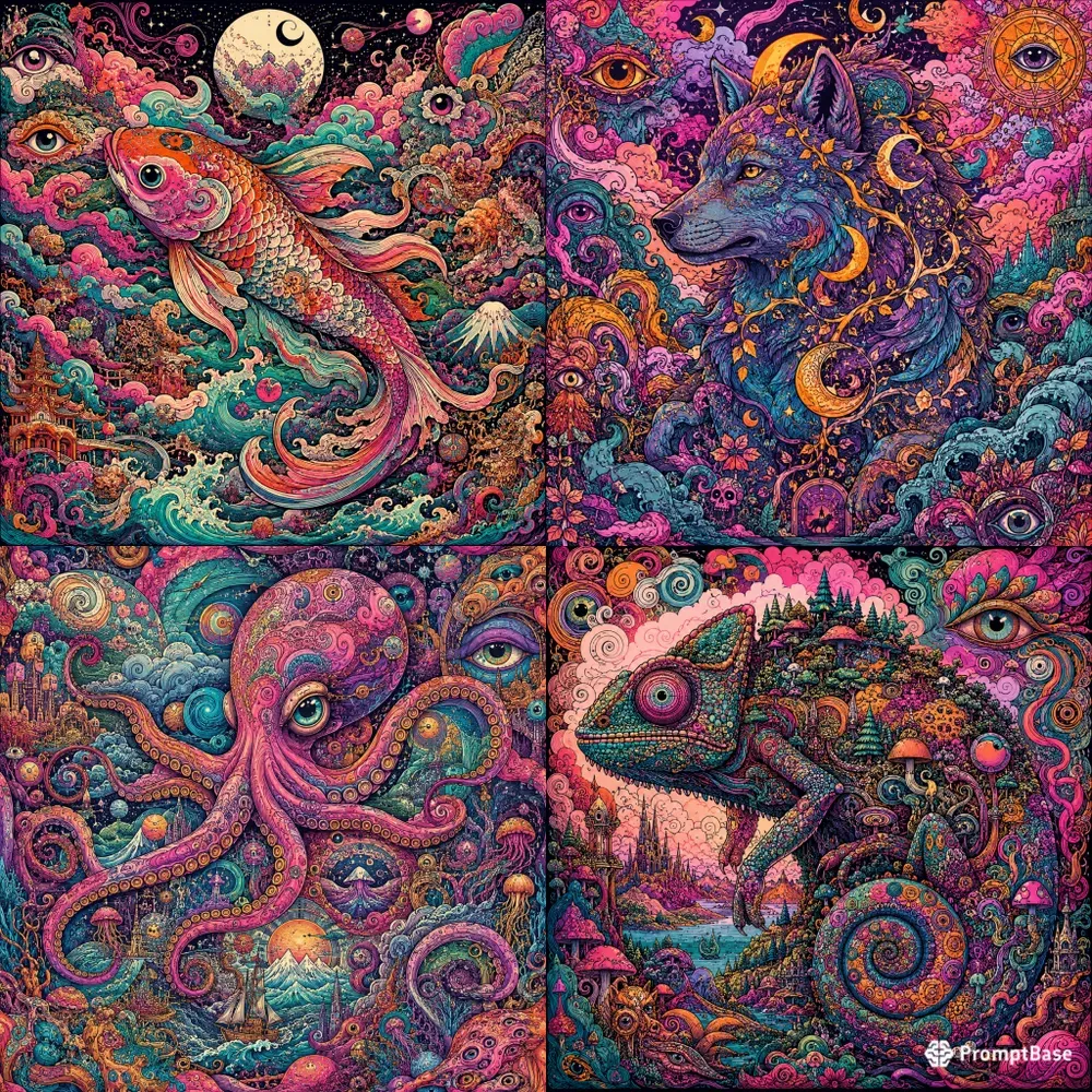 Psychedelic Dream Doodles