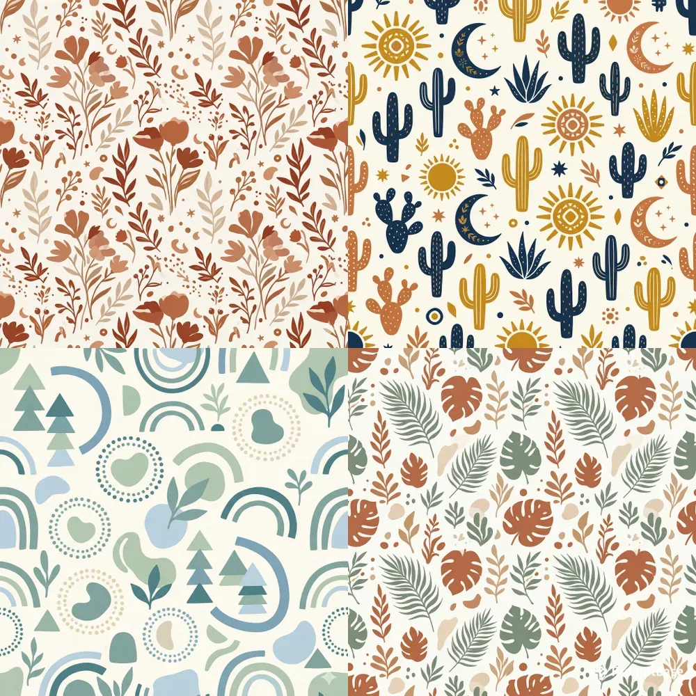 Boho Seamless Patterns