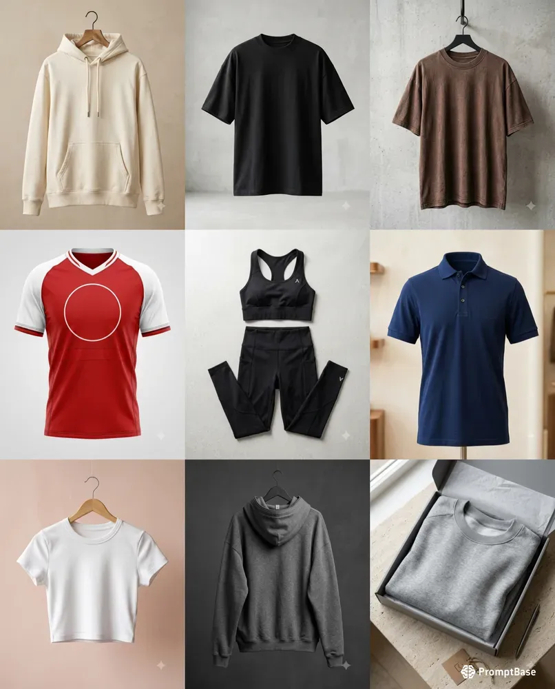 Premium Apparel Mockup Photos