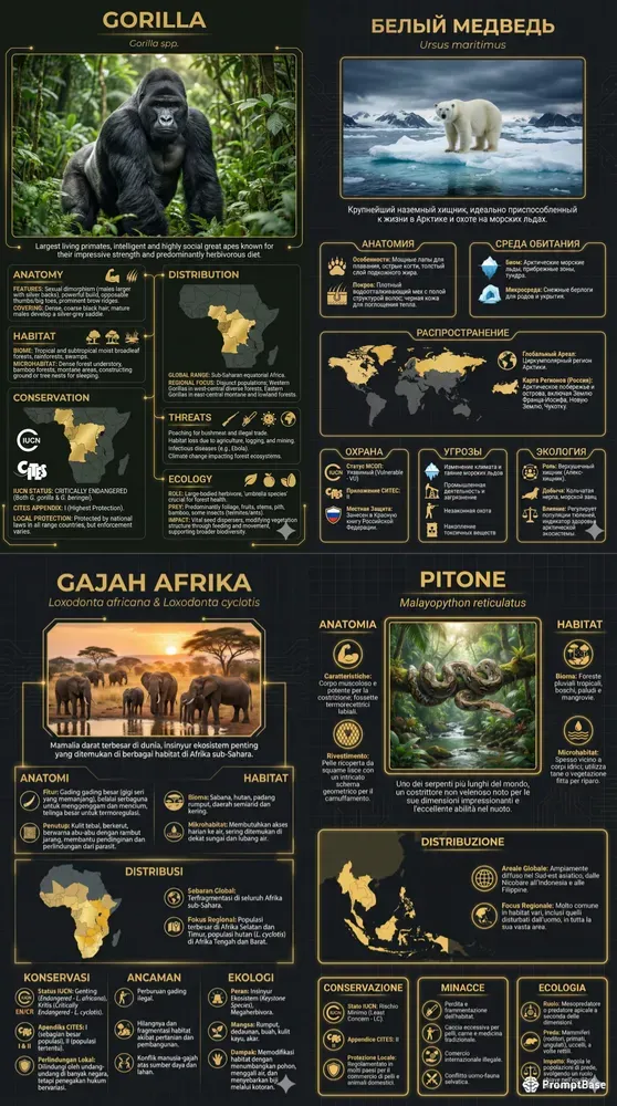 Automated Wildlife Infographics