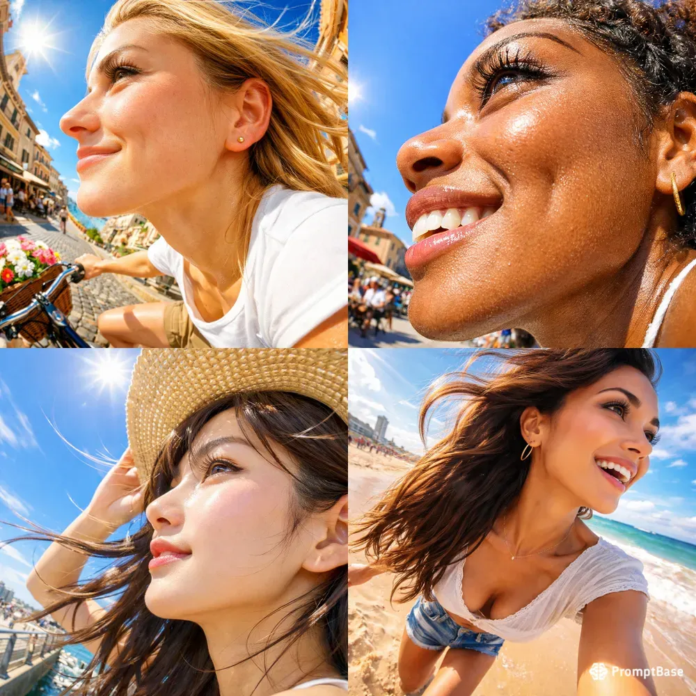 Extremely Fish Eye Selfies