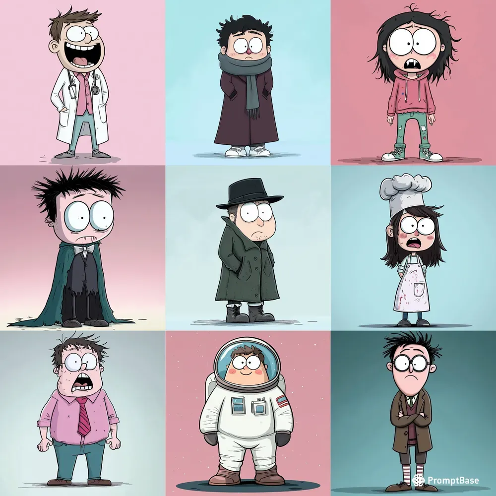 Collectible Clumsy Characters