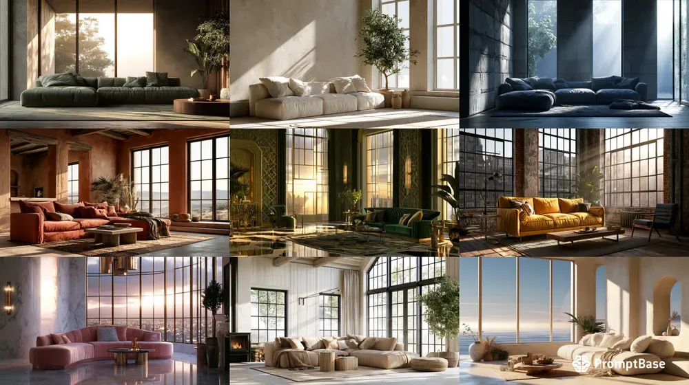 Luminous Luxury Interior Mockups