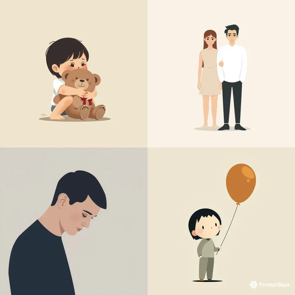 Minimal Emotional Character Designs