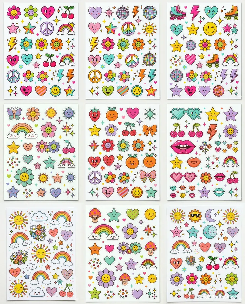 Retro Pop Stickers