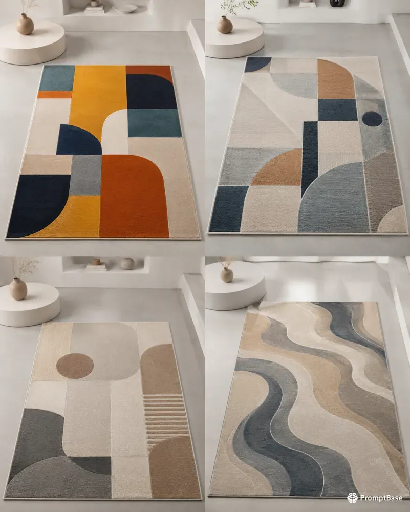 Abstract Modern Rug Generator