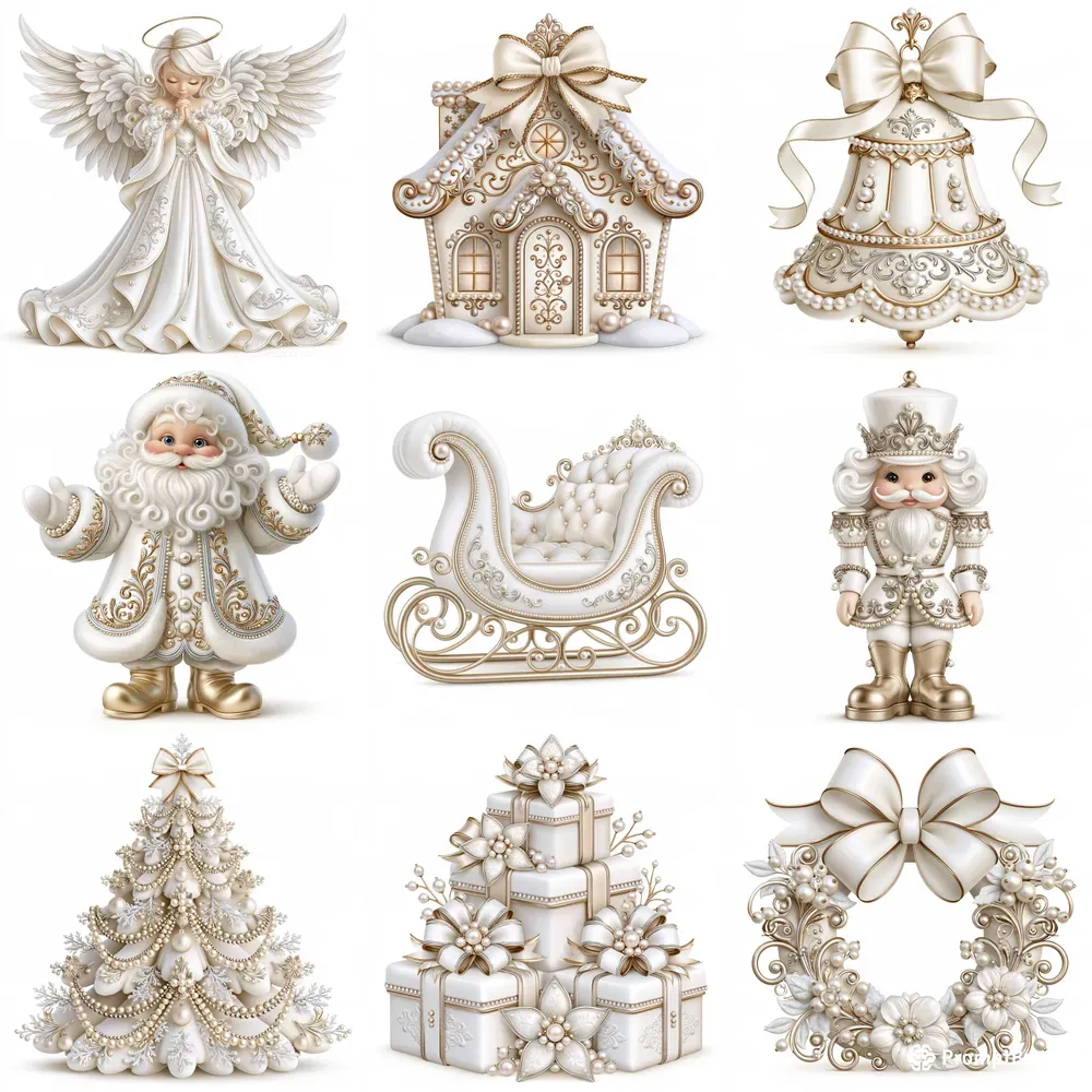 Luxury Christmas Cliparts