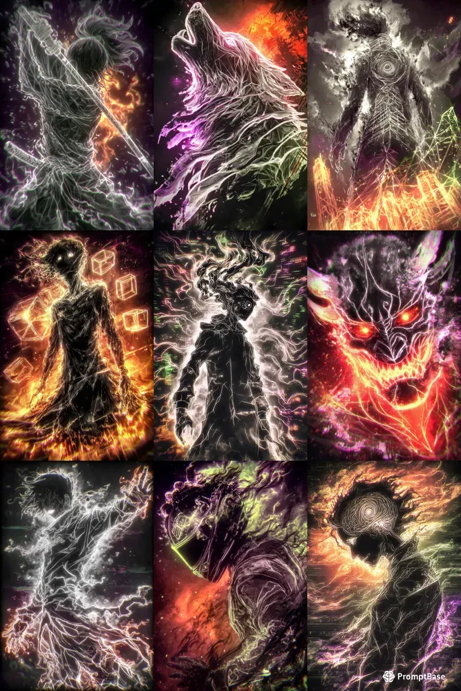Neon Ash Glitches