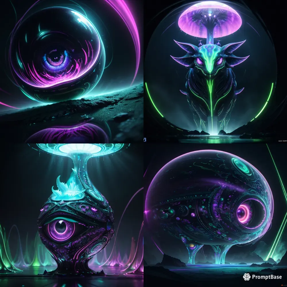 Psychedelic Scifi Horror Generator