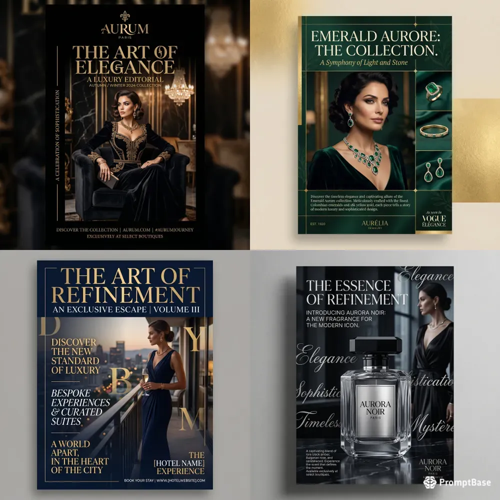 Luxury Editorial Poster Creators