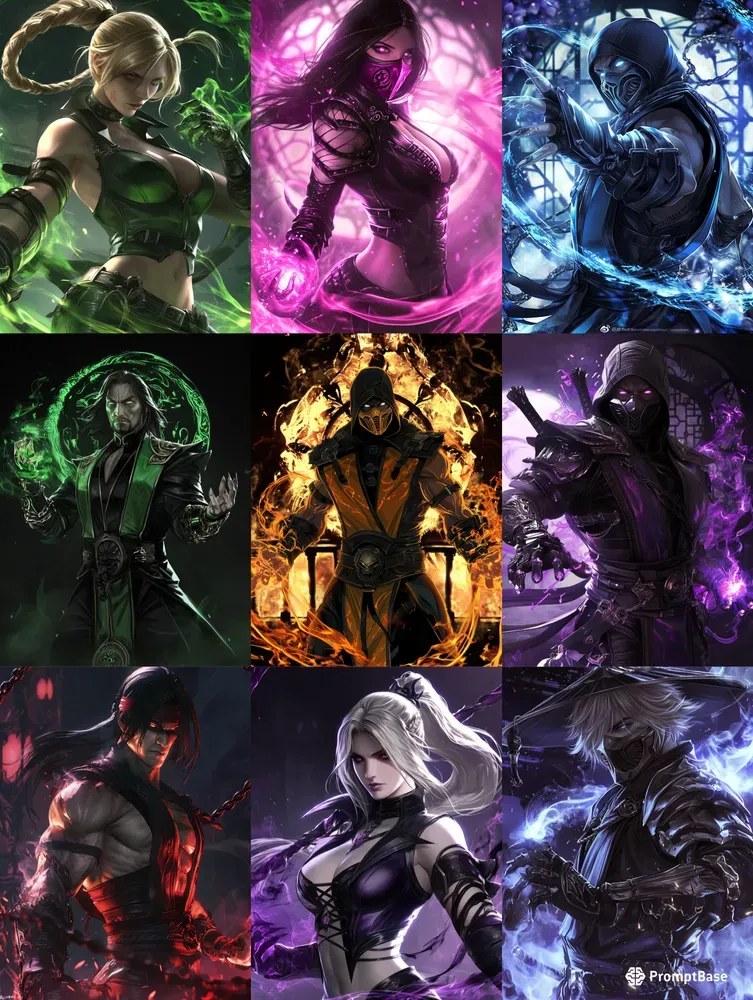 Gothic Anime Mortal Kombat Characters