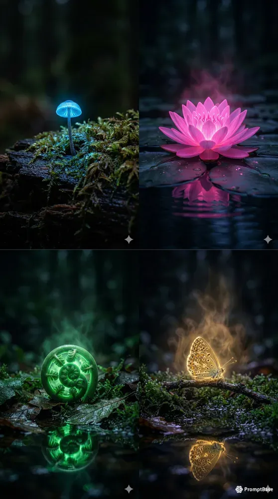 Bioluminescent Macro Wonderlands