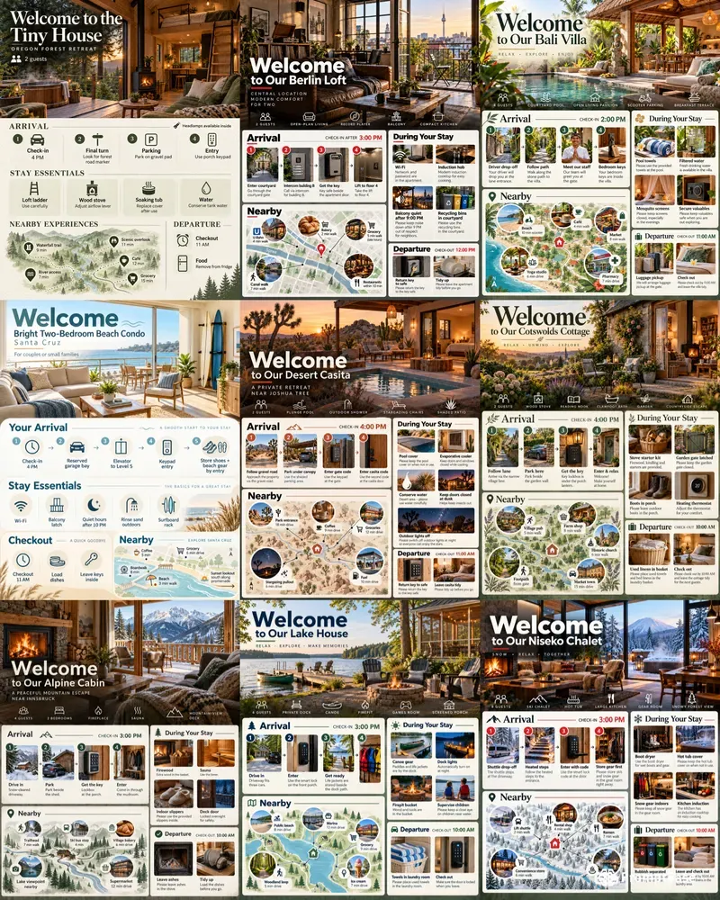 Vacation Rental Welcome Stay Guides