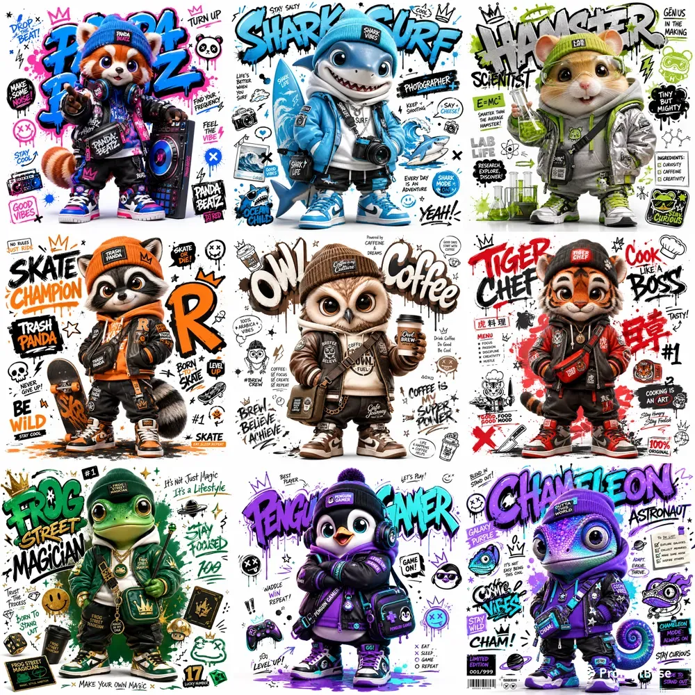 Unique Streetwear Mascot Characters