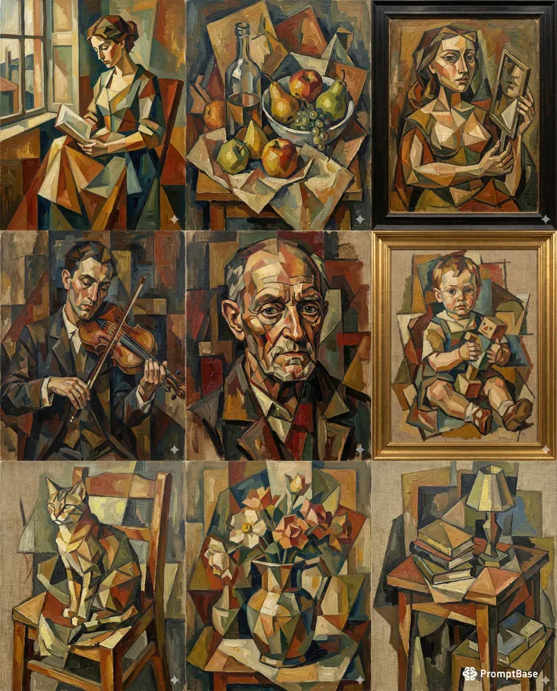 Cubism Oil Paintings