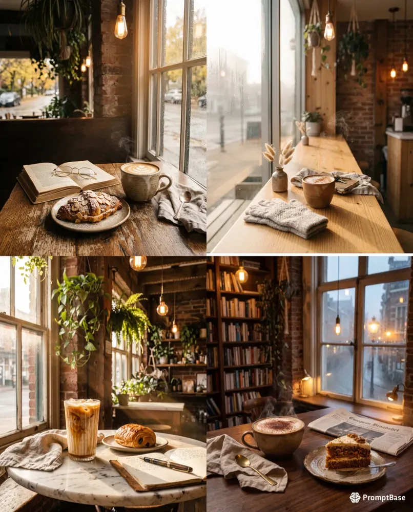 Cozy Aesthetic Artisan Cafe Moments