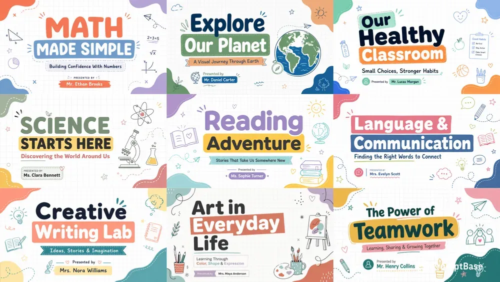 Premium Classroom Presentation Covers
