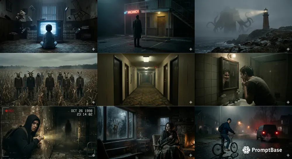 Eerie Atmospheric Horror Stills