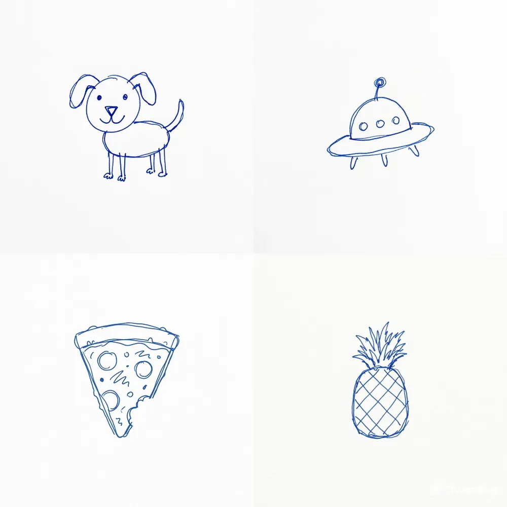 Minimalist Freehand Drawing Icons