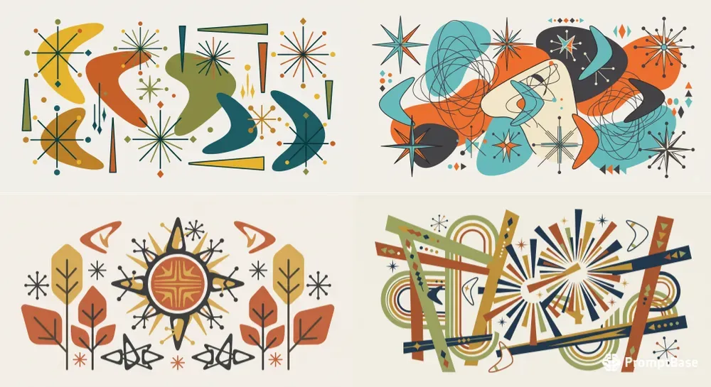 Midcentury Modern Vector Art