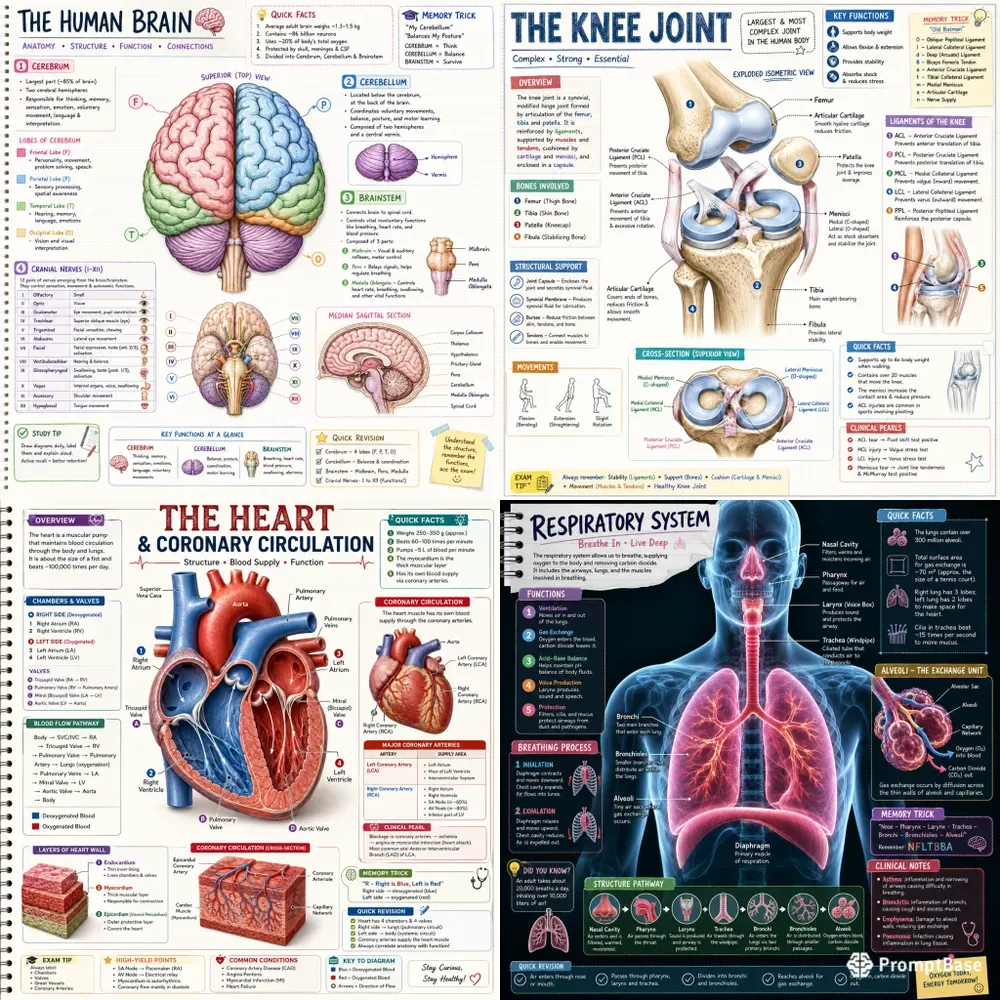 Medical Anatomy Infographics